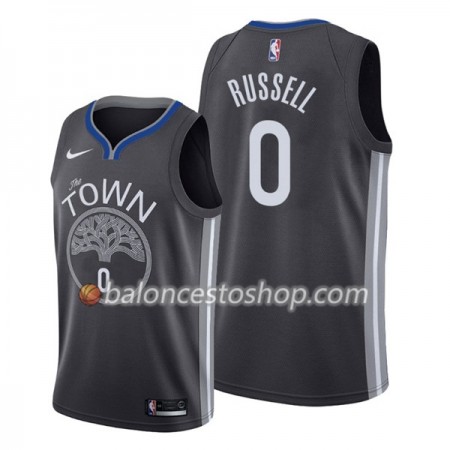 Camiseta Hombre NBA Golden State Warriors Russell 0 2019-20 Nike City Edition Swingman